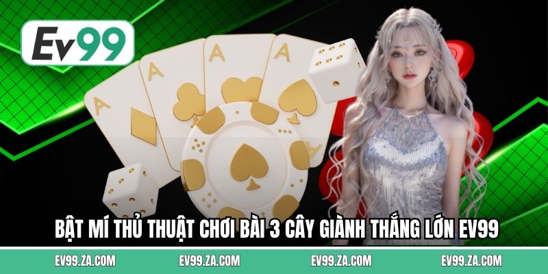 Bật mí thủ thuật chơi bài 3 cây giành thắng lớn EV99 Bật mí thủ thuật chơi bài 3 cây giành thắng lớn EV99