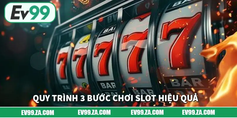 Quy trình 3 bước chơi Slot hiệu quả cho người ít vốn Quy trình 3 bước chơi Slot hiệu quả cho người ít vốn
