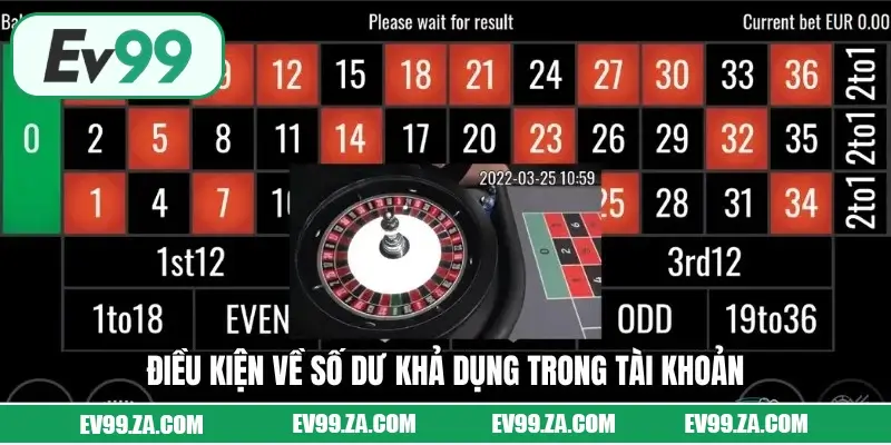 Số dư khả dụng trong tài khoản Số dư khả dụng trong tài khoản